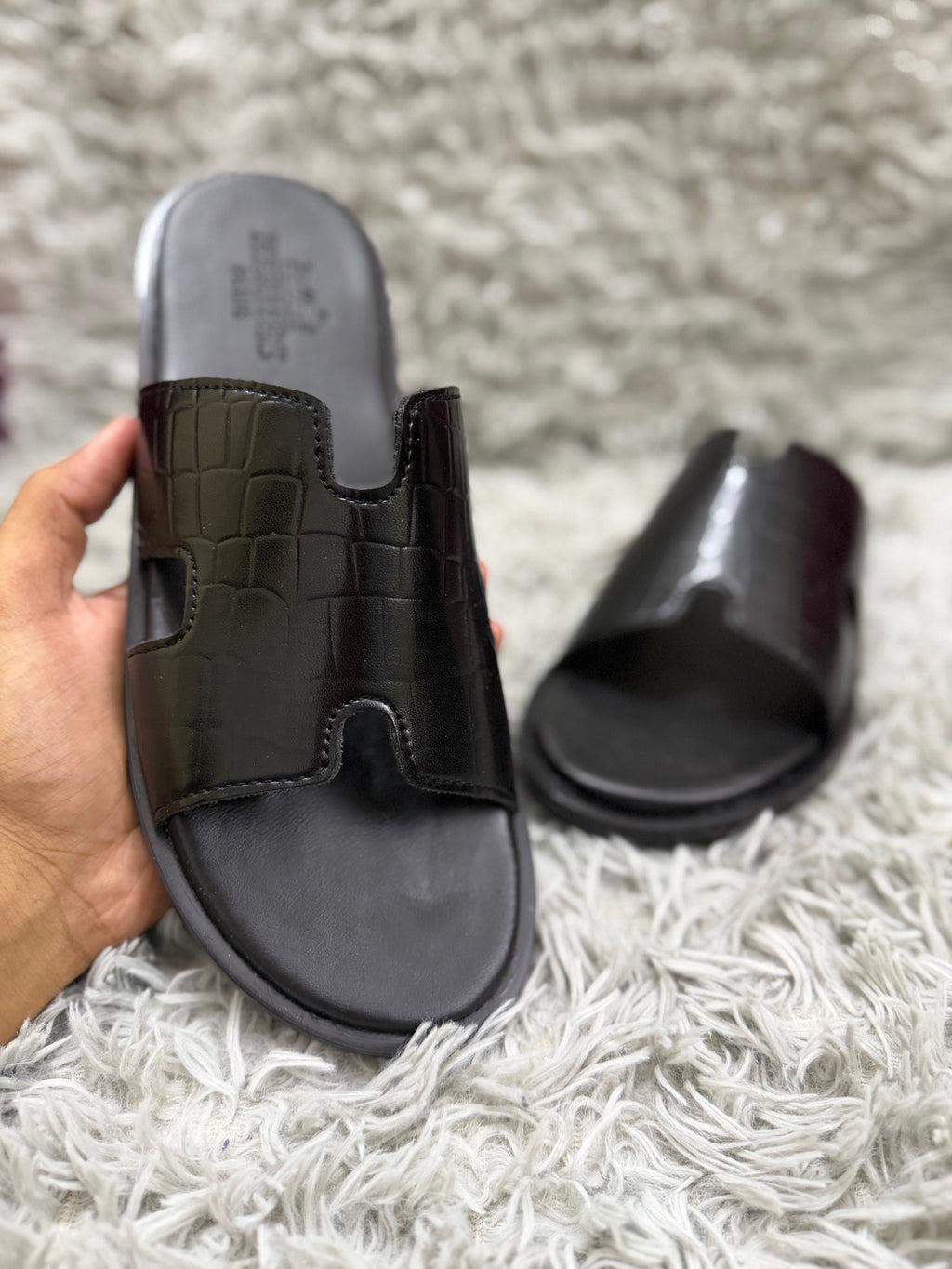 HandMade HERMES Slipper For Men
