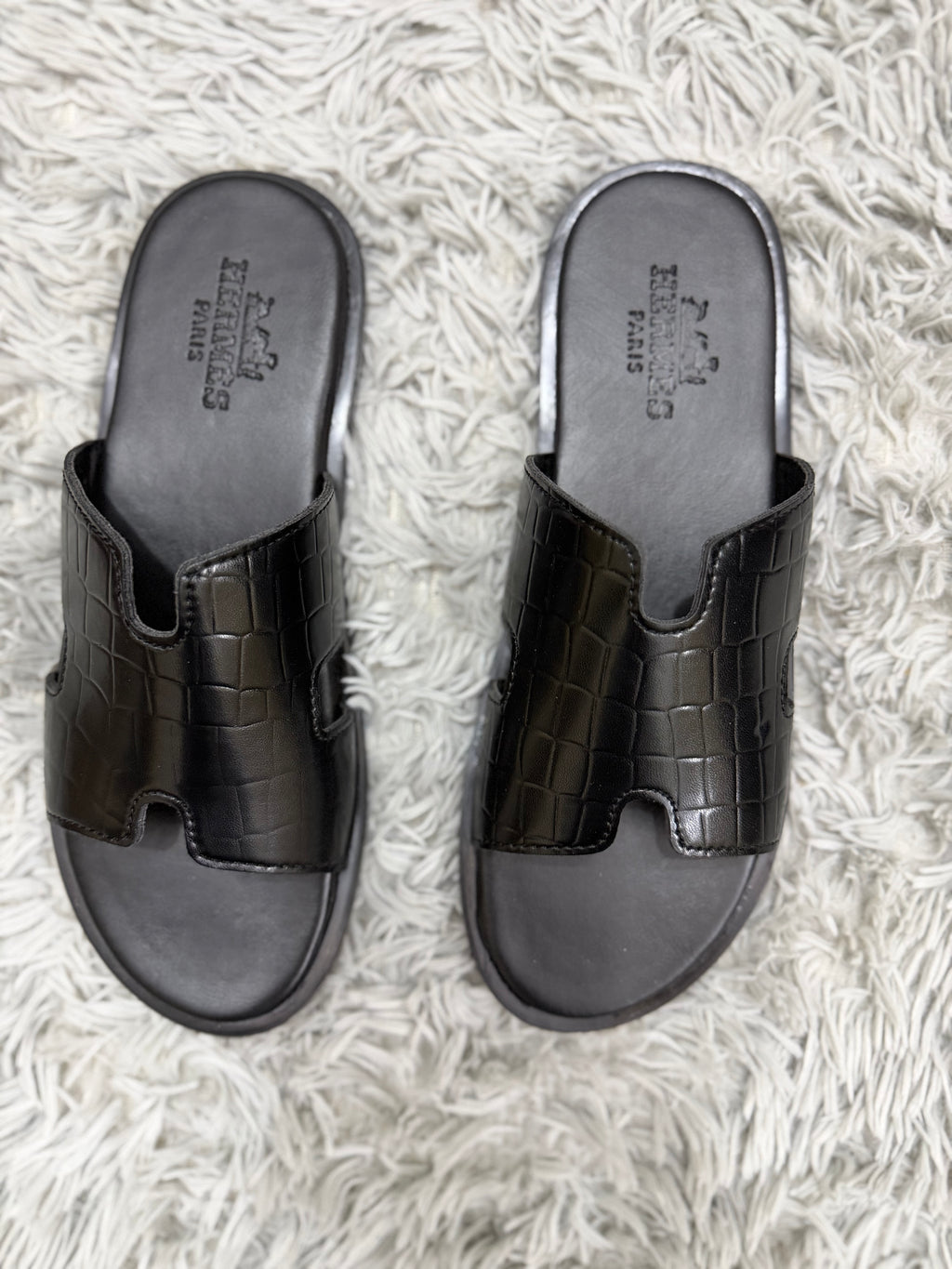 HandMade HERMES Slipper For Men