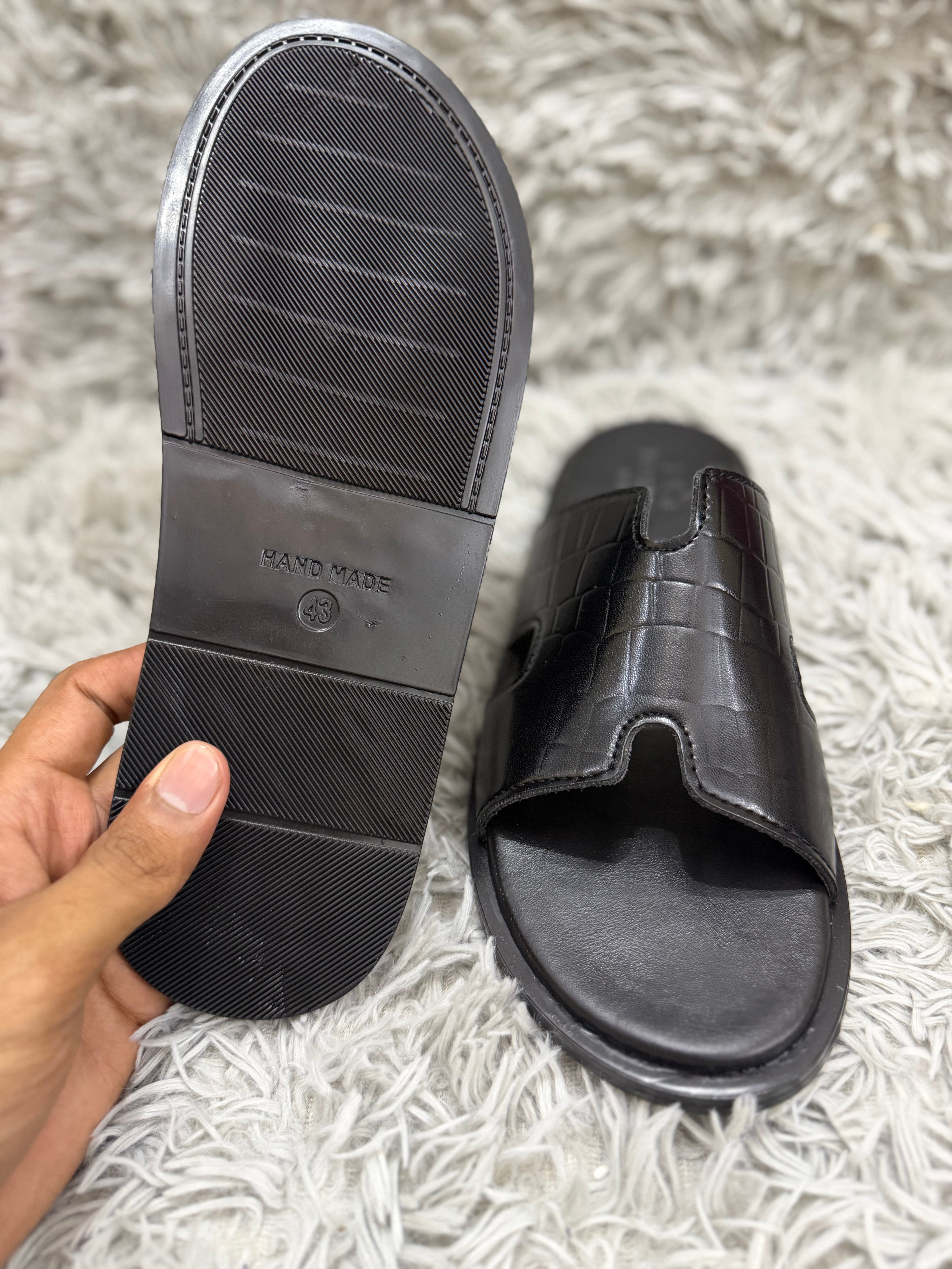HandMade HERMES Slipper For Men