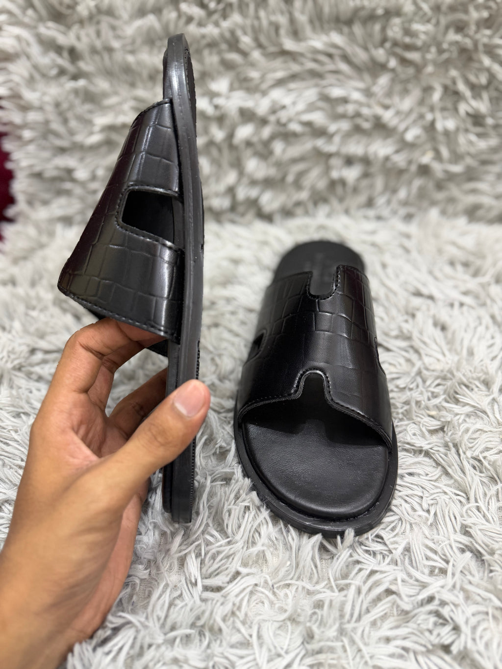 HandMade HERMES Slipper For Men